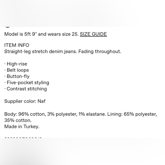 Redone straight leg jeans - Picture 6 of 14